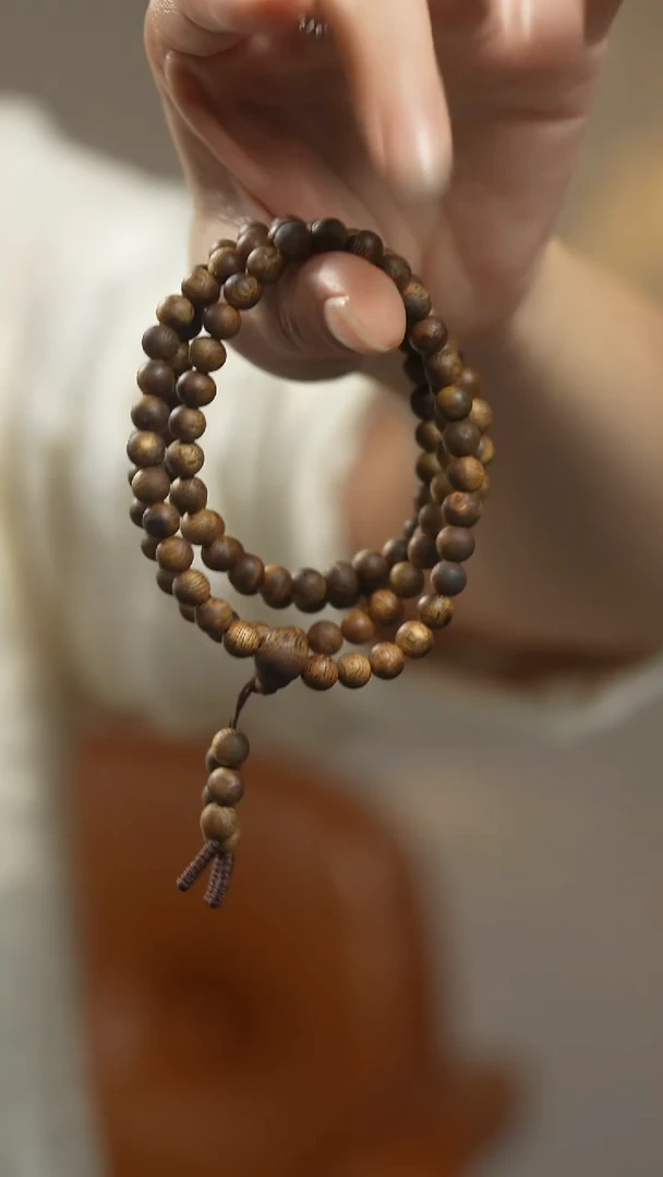 手串沉香醇化料6mm多圈圆珠