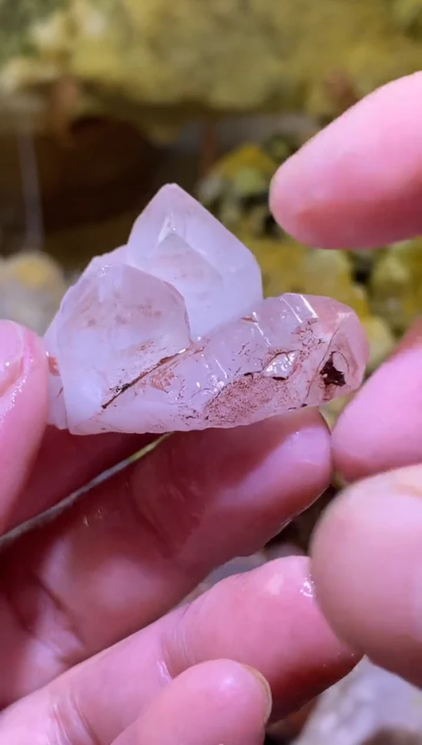 未镶嵌珠宝半成品水晶75号四川超七花园水晶