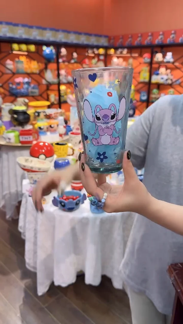 瓷片@@情人节限定款玻璃杯