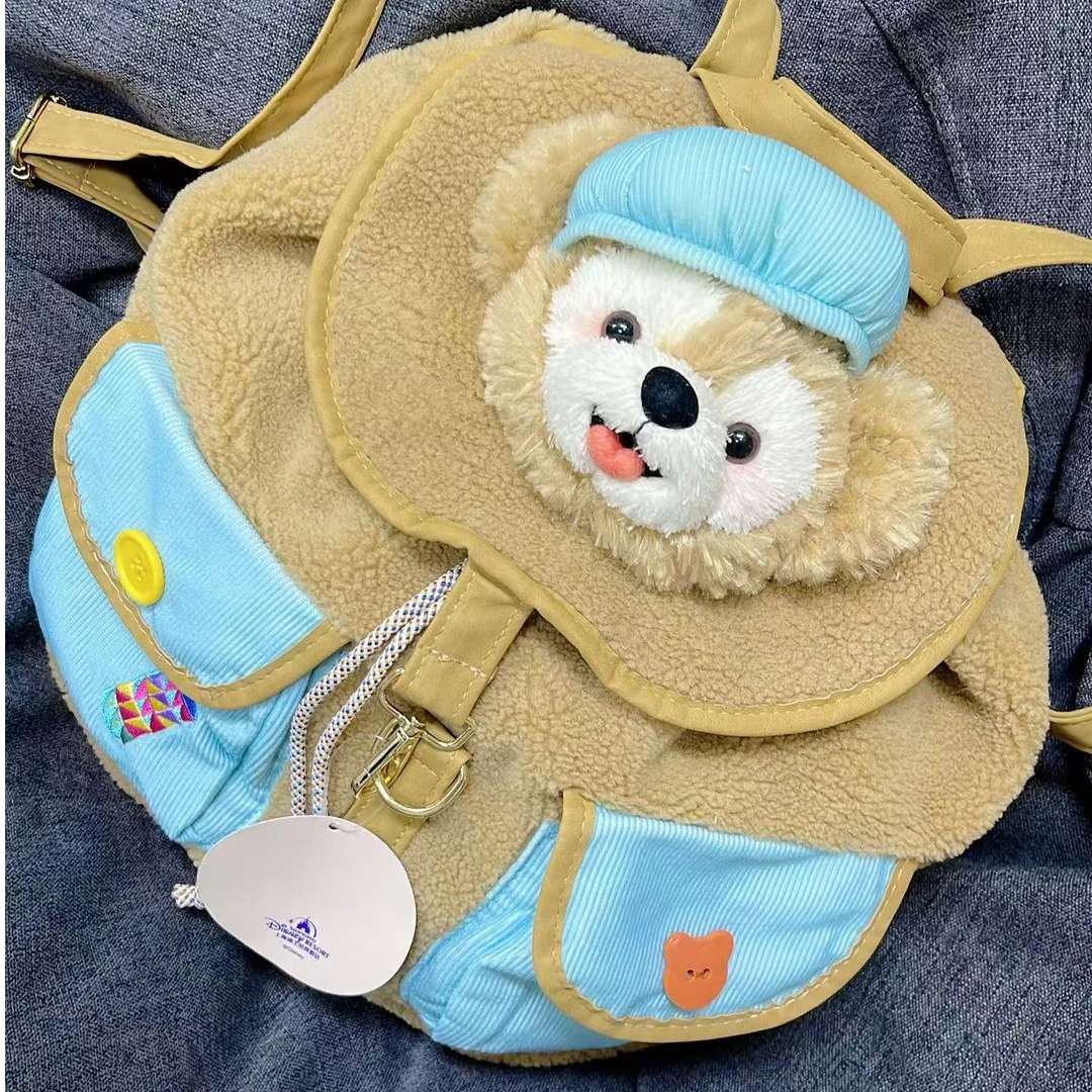 新款乐园秋日手作系列小熊兔子双肩包时尚百搭可爱女生毛绒小包包