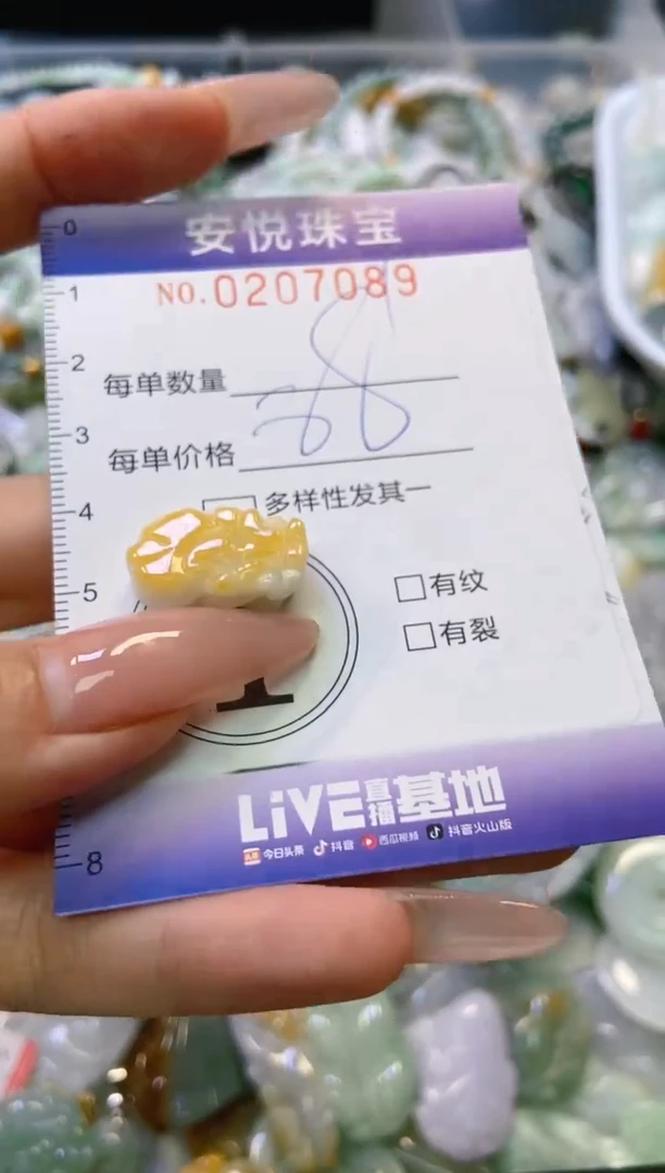 翡翠未镶嵌颈饰闪购0207089
