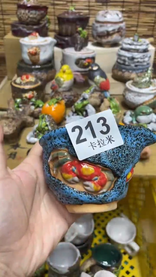 小*董213精美粗陶手工柴烧