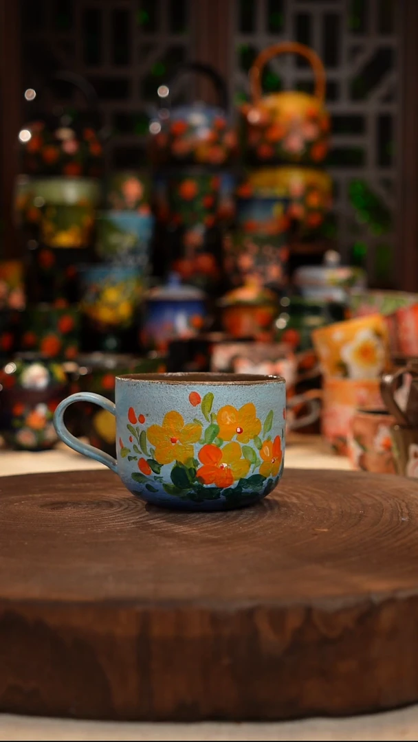 油画 手绘 釉下彩