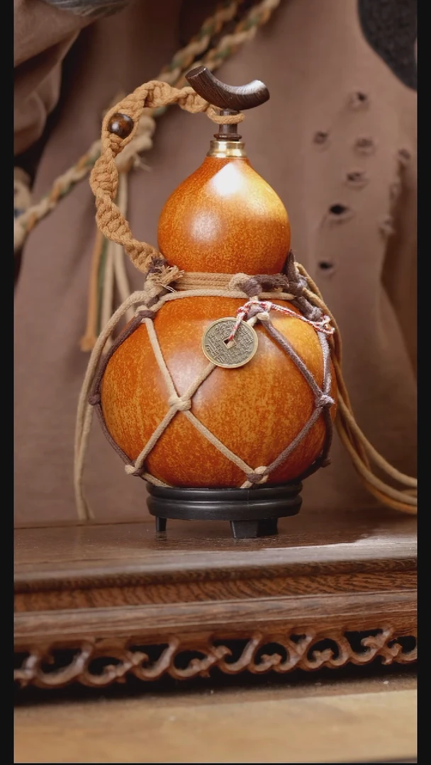 109号精品天然大漆酒葫芦一物一拍~