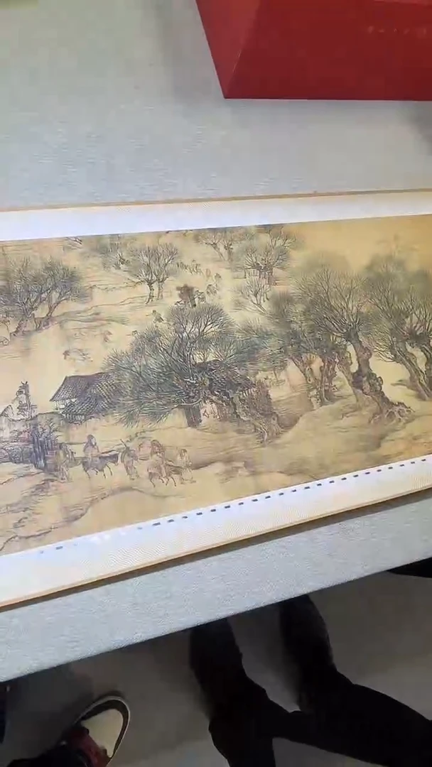 摆件陶瓷D5/限量版清明上河图——————