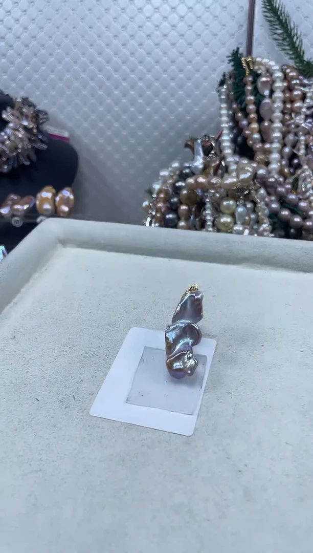 【闪购商品】淡水珍珠吊坠(不含链)未镶嵌【纯恬珍珠】