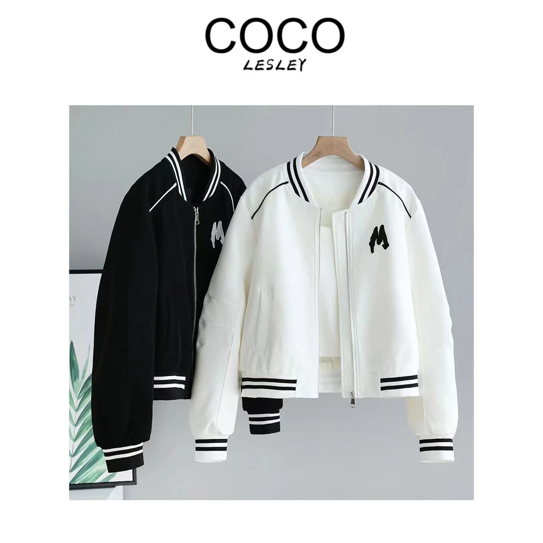 短款棒球服外套女春季新款2025年爆款欧货高级感休闲百搭夹克上衣