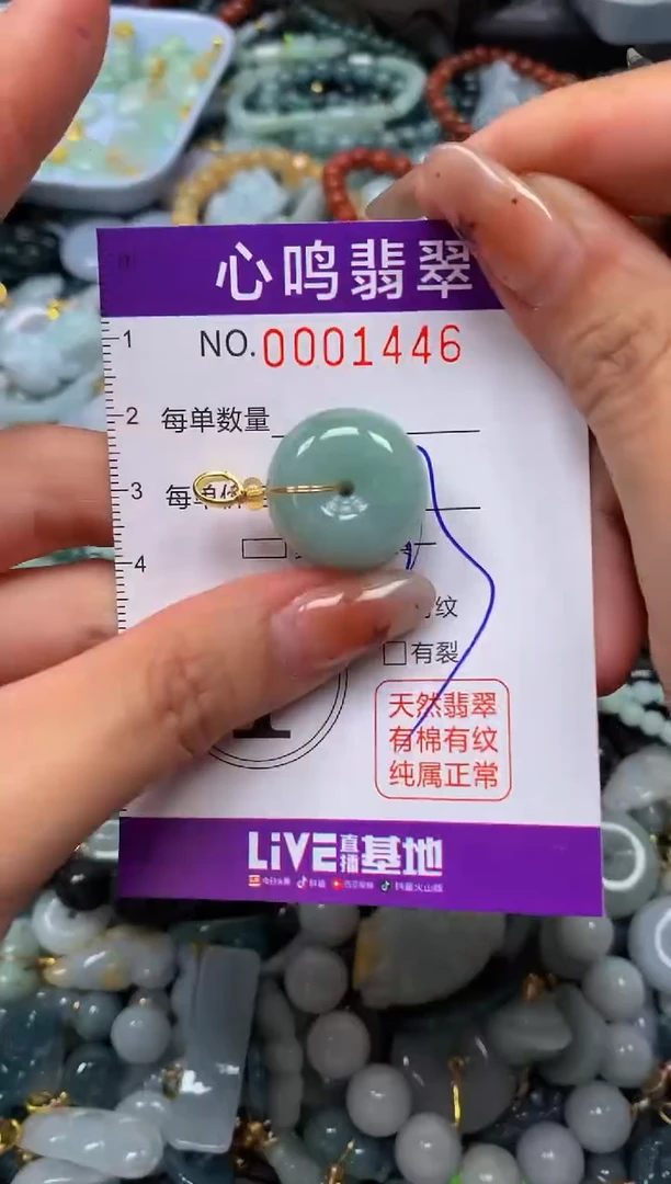 翡翠未镶嵌颈饰闪购001446