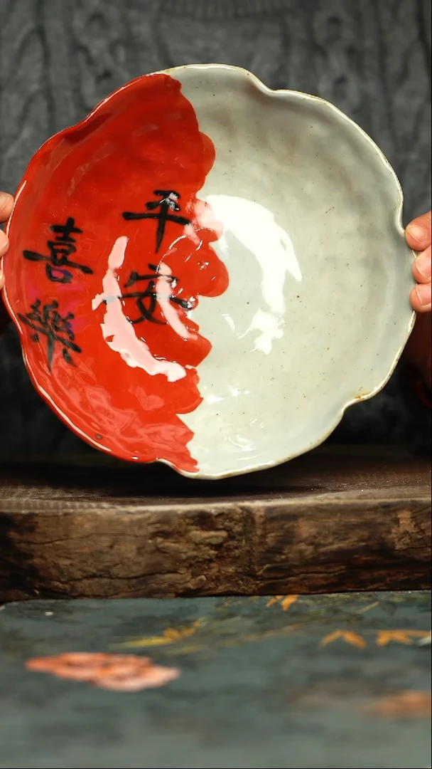 【闪购商品】杯釉下彩手工手绘同款陶器