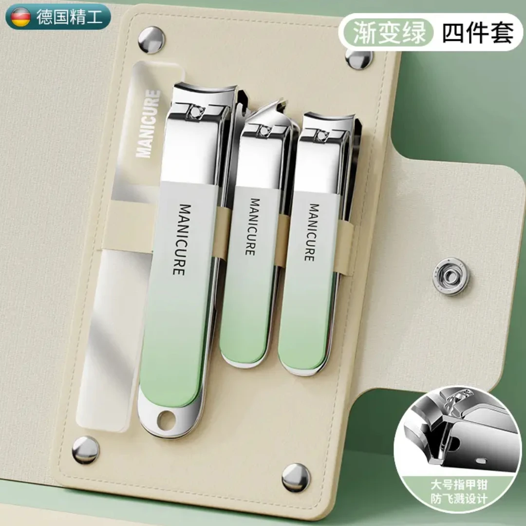 德国工艺指甲剪便捷套装指甲刀单个斜口剪高档男女掏耳勺家用设计