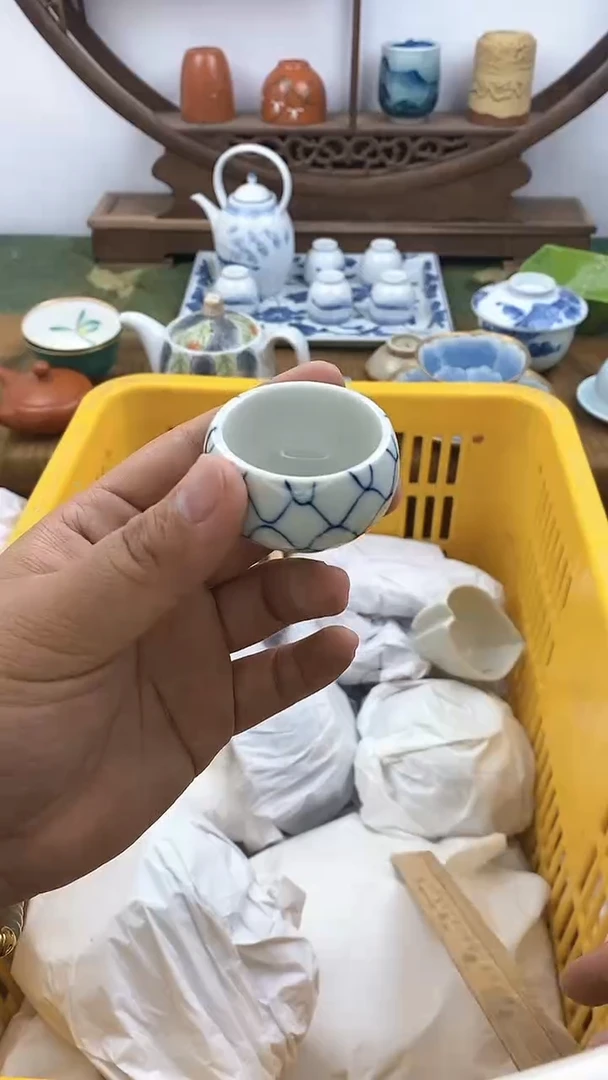瓷片染*庐高货放漏 满28包邮 看好再拍