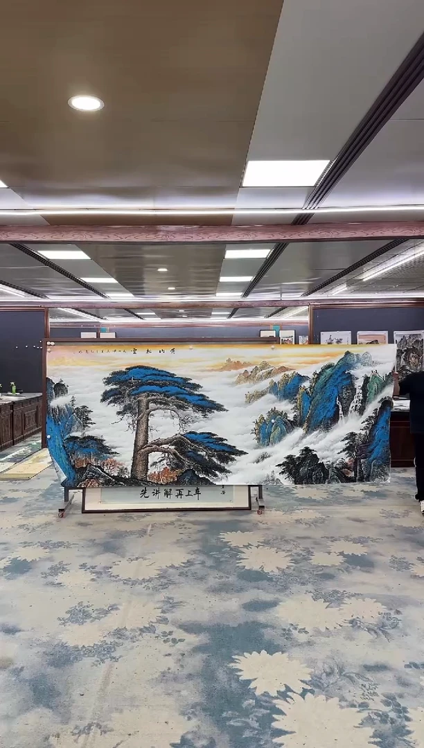 国画W-王红兵-大丈二-山水国画