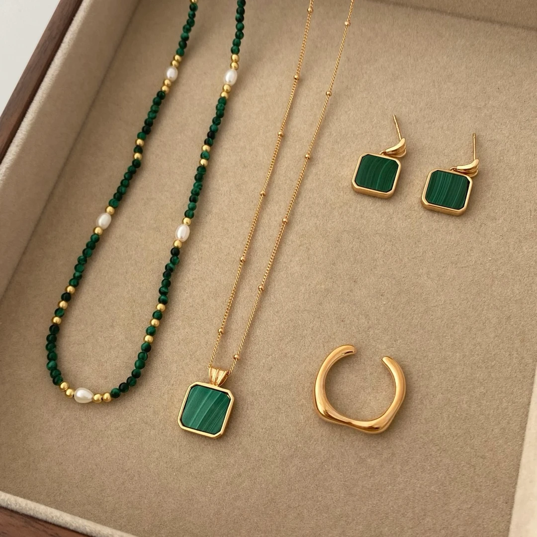 铜合金项链 铜合金合成锆石项链-手链