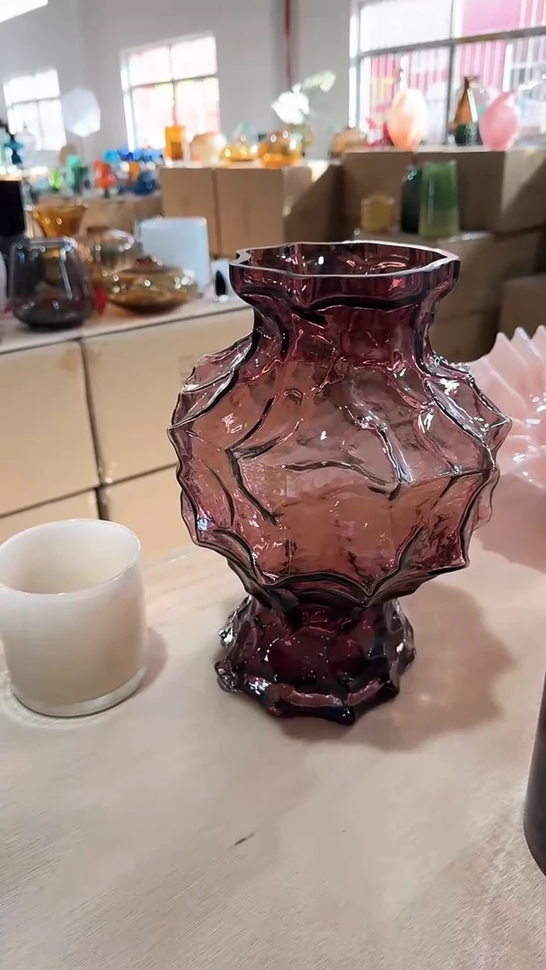 【闪购商品】玻璃紫红色