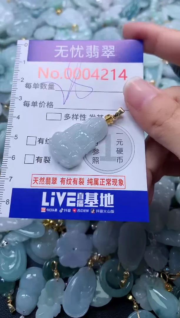 颈饰未镶嵌翡翠4214