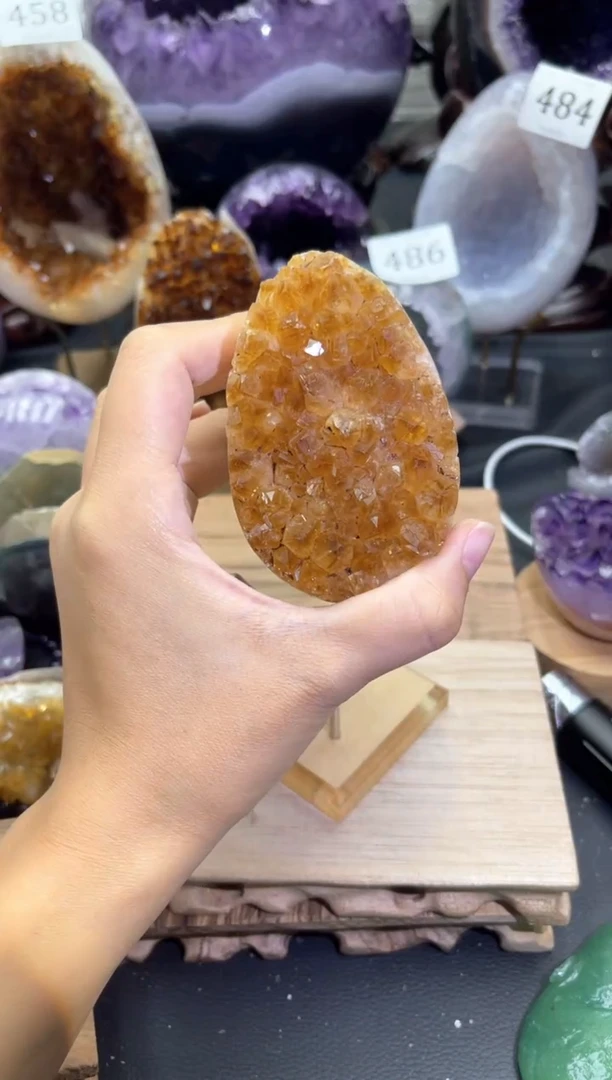 未镶嵌大型摆件（非配饰）紫晶515号龙蛋
