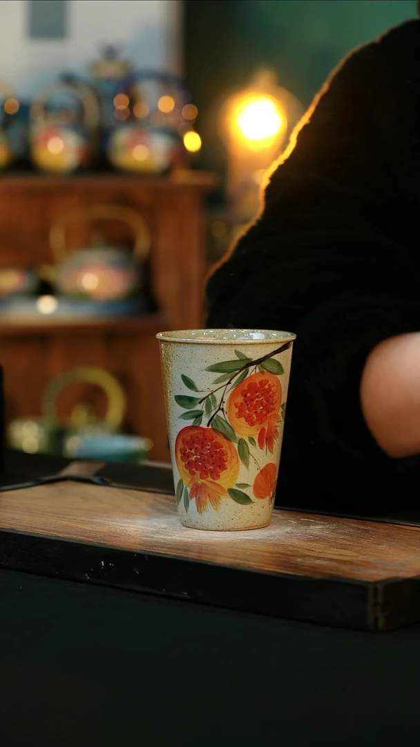 【闪购商品】杯手绘心瓷陶瓷浮力