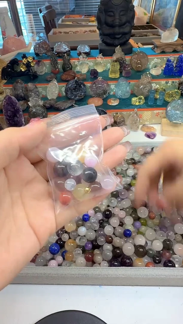 未镶嵌珠宝半成品水晶礼*水晶珠珠