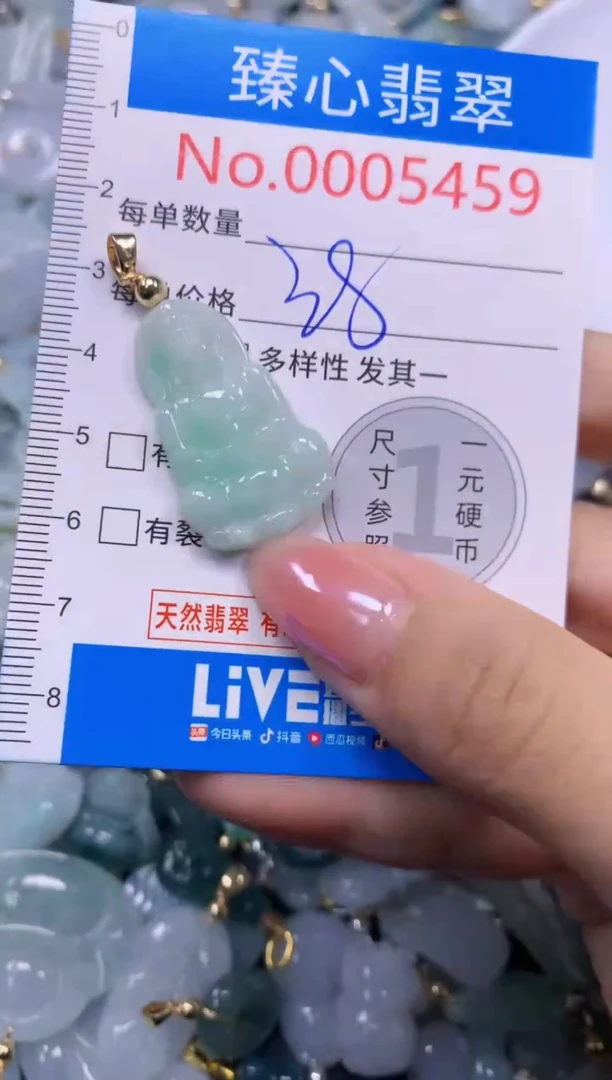 吊坠(不含链)未镶嵌翡翠5459