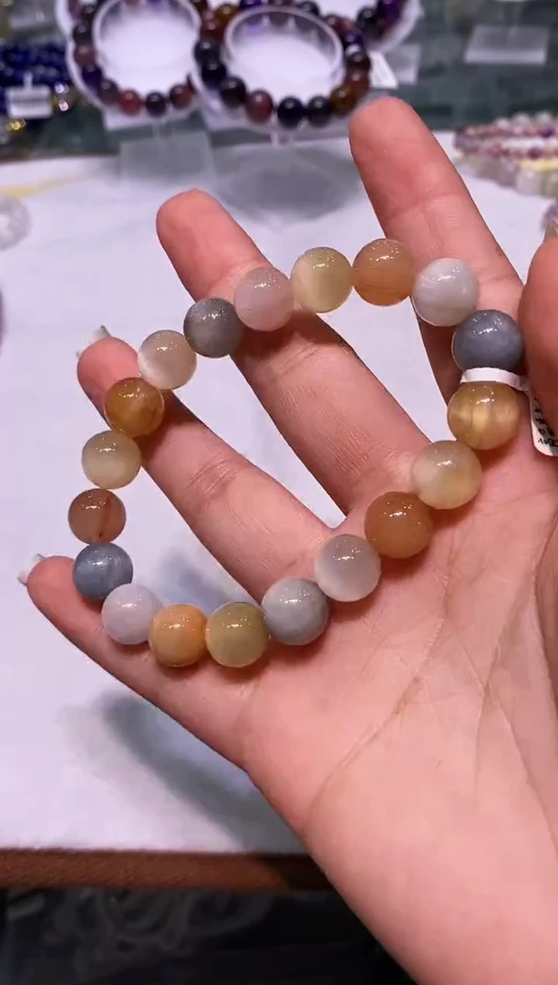 未镶嵌手链水晶多样性发其一兔毛10.5+