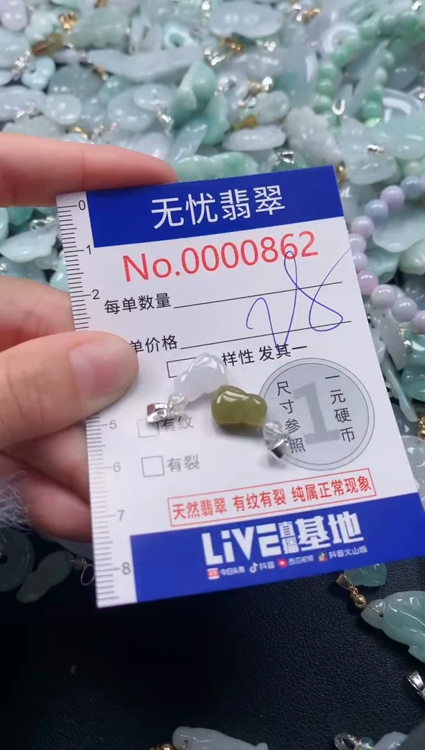 吊坠(不含链)未镶嵌翡翠862