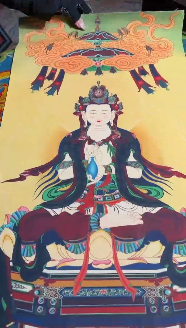 卷轴画路路的唐卡tk160