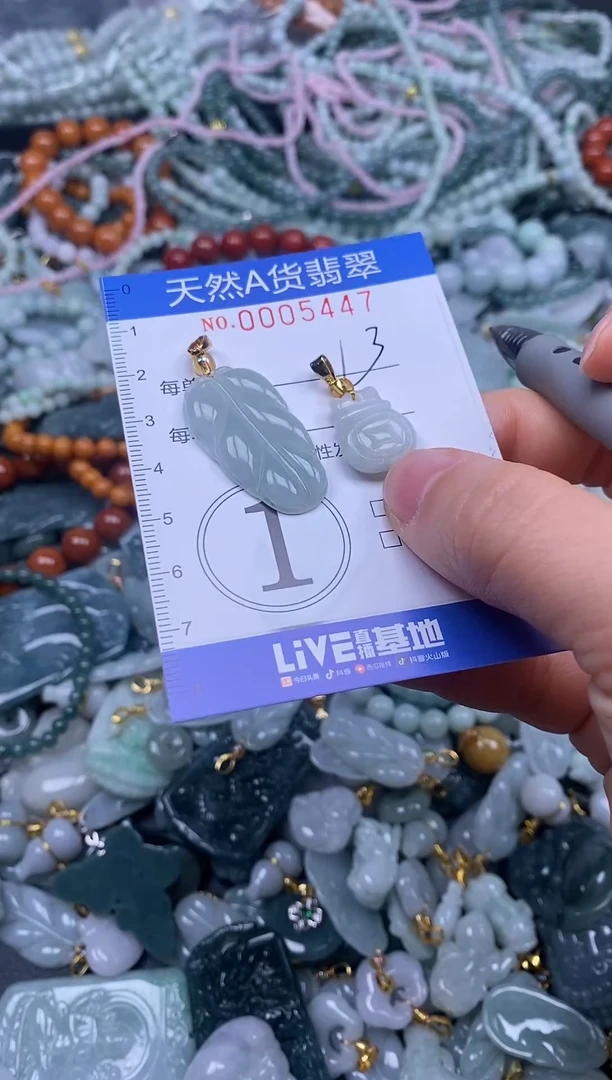 颈饰未镶嵌翡翠天然A货翡翠005447