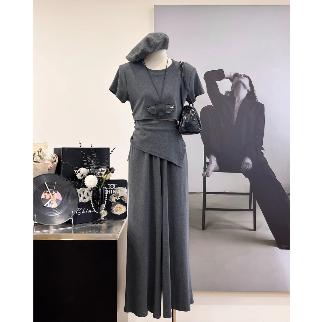 【极简露腰】气质温柔套装-1221-1