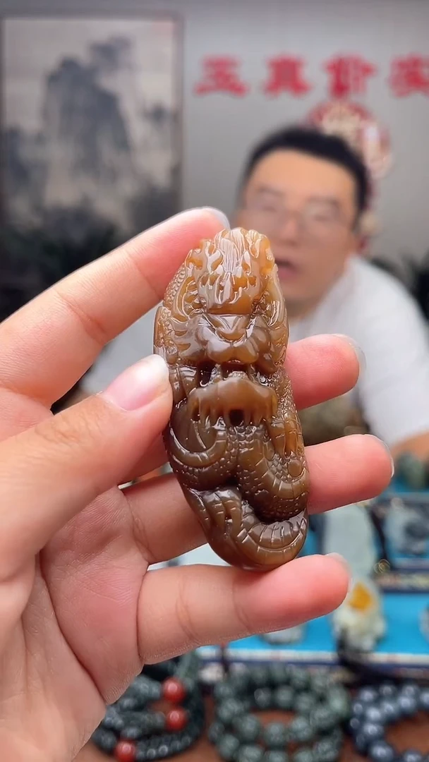 和田玉未镶嵌挂件1
