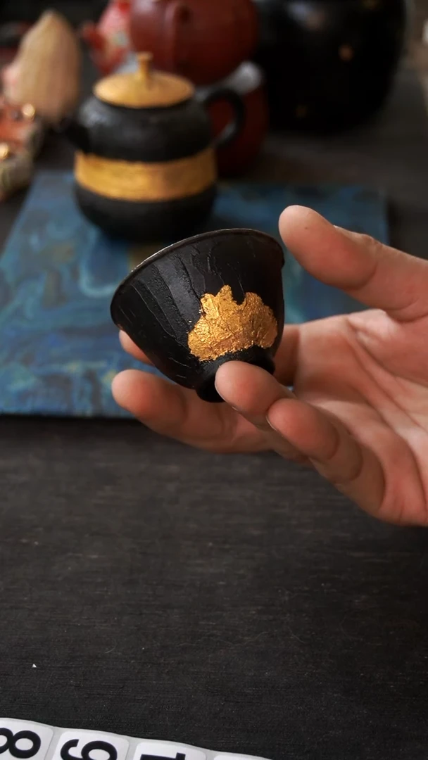 【闪购商品】其他662黑金大漆杯茶器