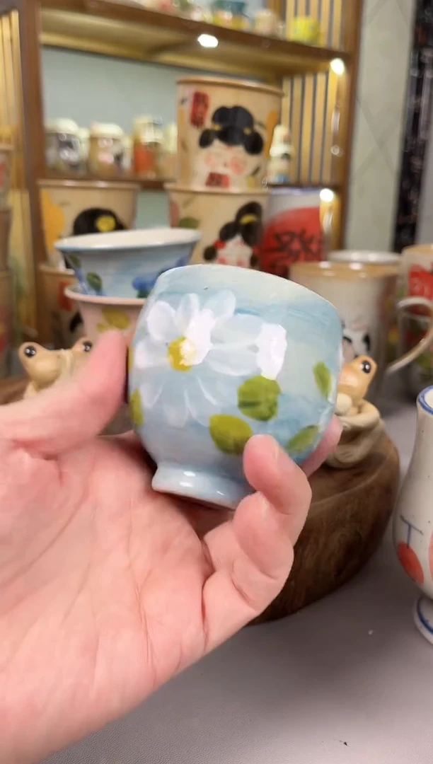 【闪购商品】瓷片景德镇手绘高温釉下彩陶瓷