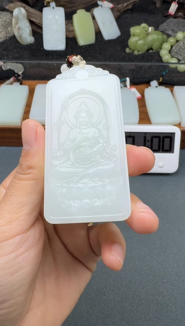 颈饰未镶嵌和田玉2