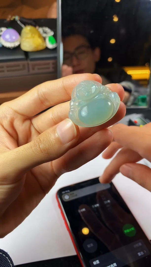 未镶嵌定制翡翠板**～5044毛货不退不换