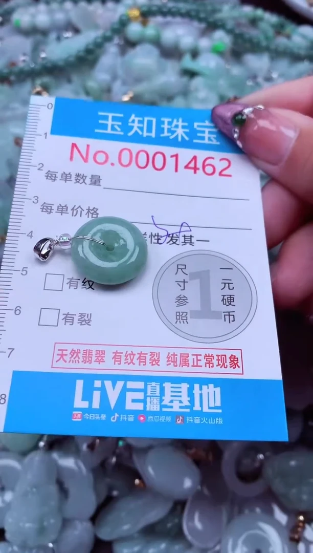 吊坠(不含链)未镶嵌翡翠1462