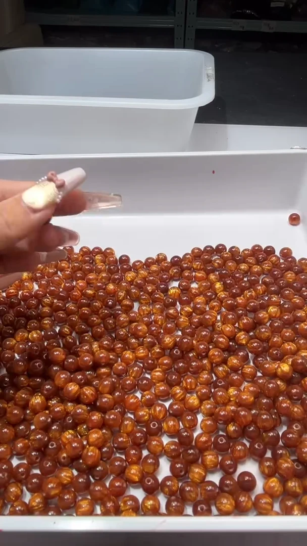 檀香木散珠w3132金丝海柳珠8mm*20颗