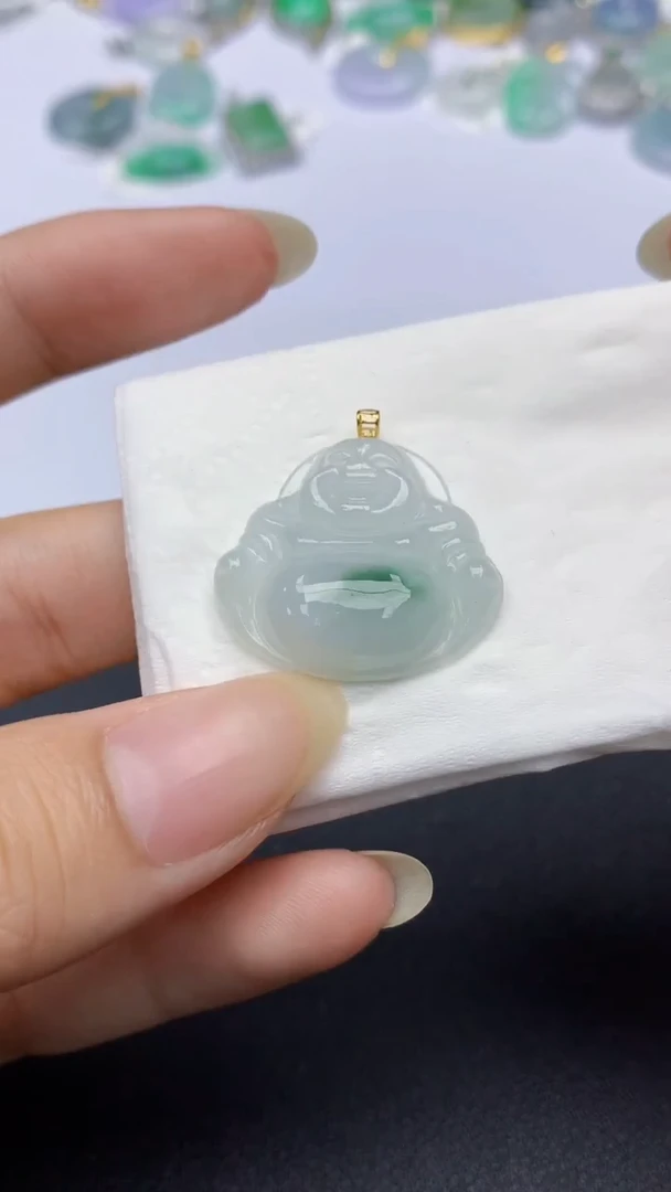 颈饰未镶嵌翡翠天然缅甸a货翡翠百元以上9元证书费自理