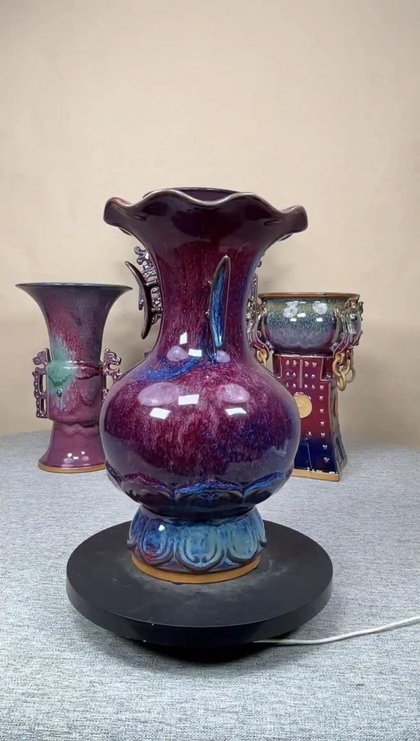 摆件陶神垕钧瓷收藏工艺品