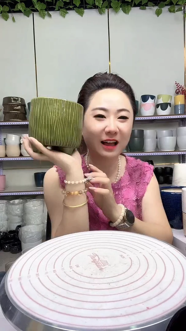 陶瓷花盆默认打孔宽高13-13