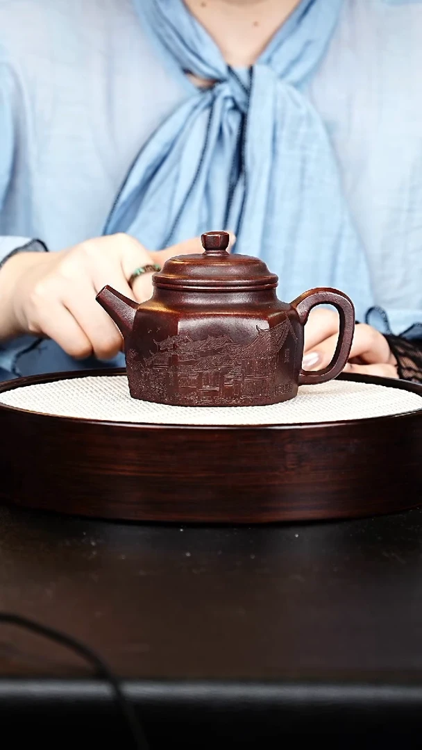 茶壶紫砂德钟壶