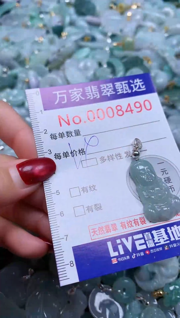 颈饰未镶嵌翡翠8490