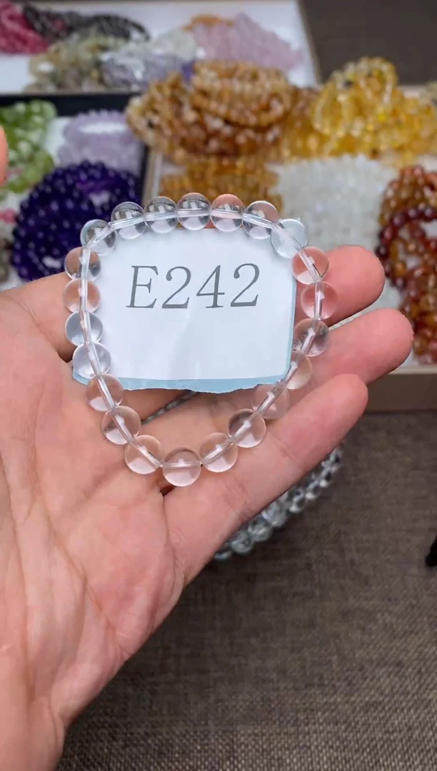 水晶手链未镶嵌白水晶双A 8MM  多样性发其一