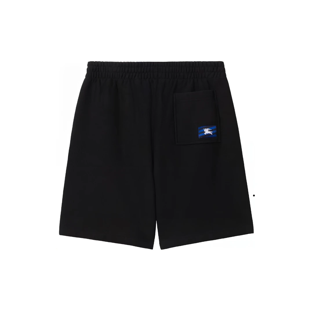 Burberry博柏利 贴标中腰直筒休闲短裤男款80820001