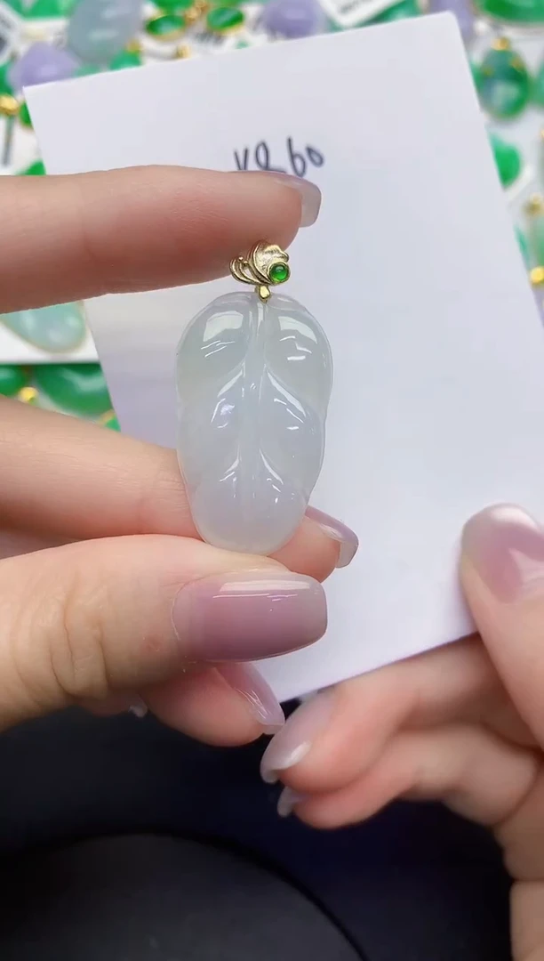 颈饰未镶嵌翡翠缅甸天然翡翠A货