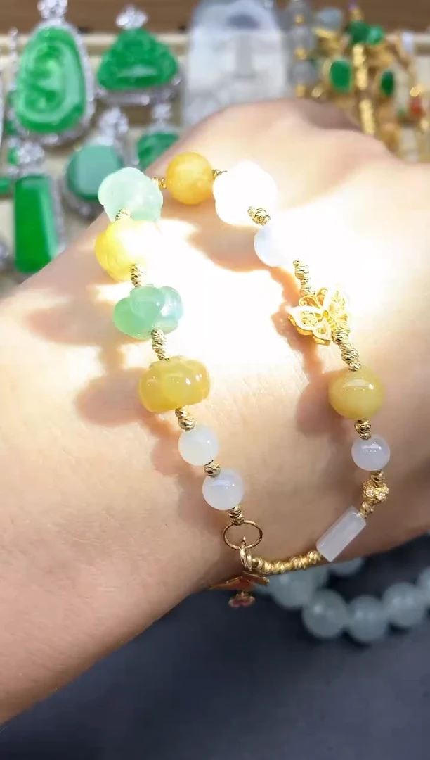 未镶嵌手链翡翠372-中国好珍宝