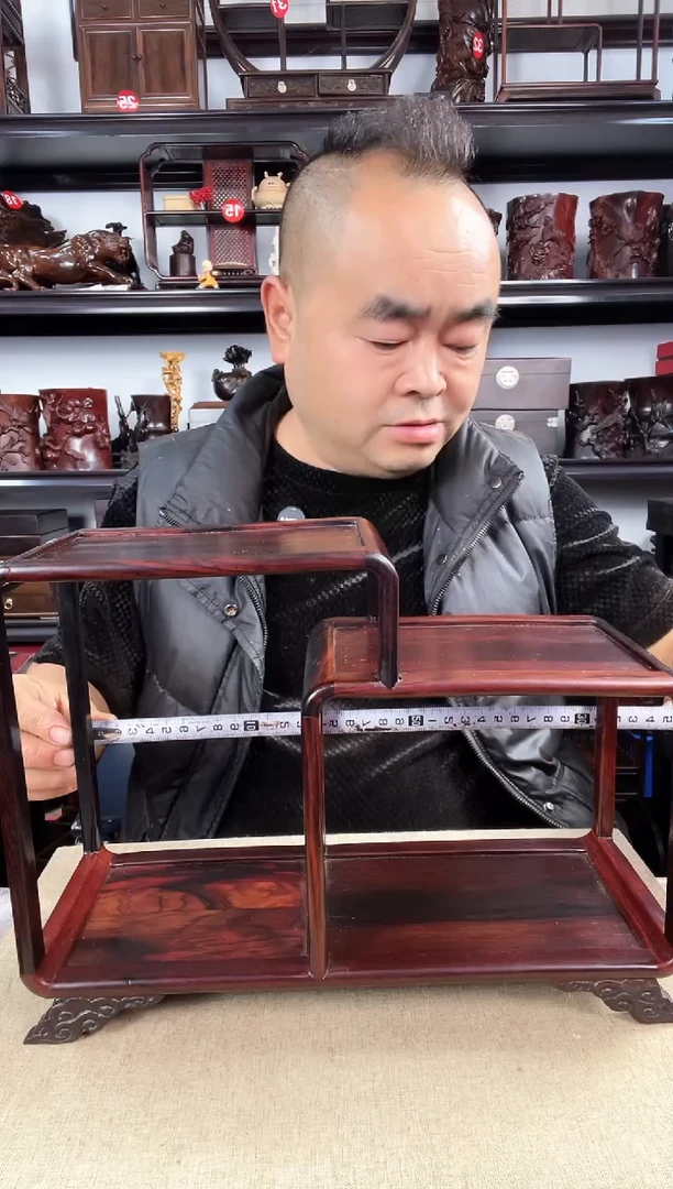 木老李红木工艺品421瑕疵