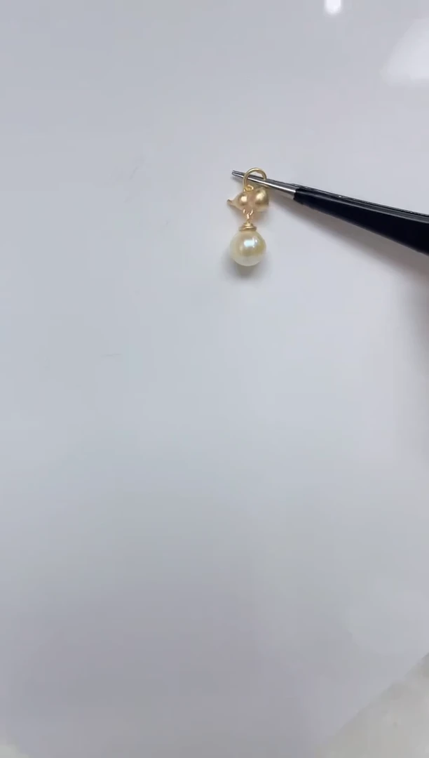 海水珍珠银S925镶嵌颈饰海水珍珠吊坠