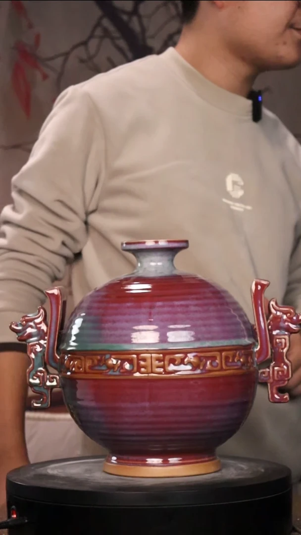 瓷片少年渡钧 钧瓷收藏品