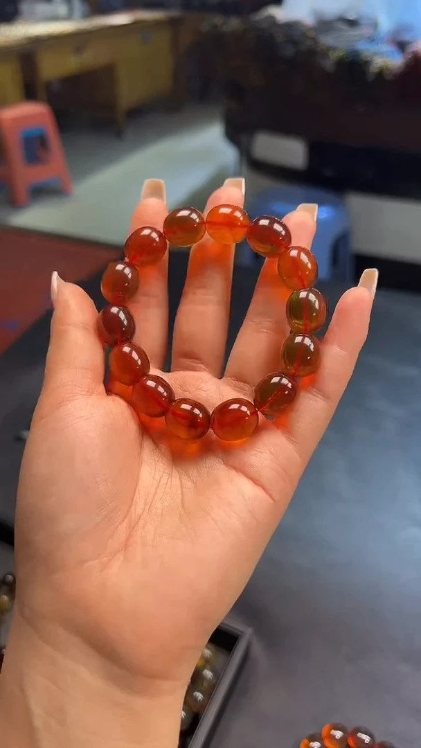 手串琥珀未镶嵌手串