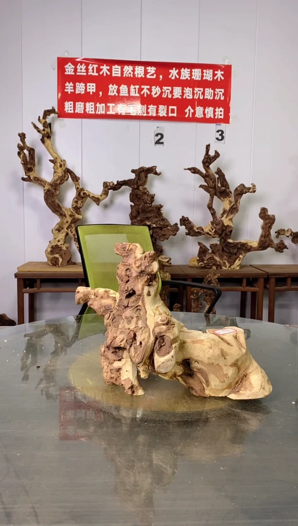 【闪购商品】木金丝红木 羊蹄甲