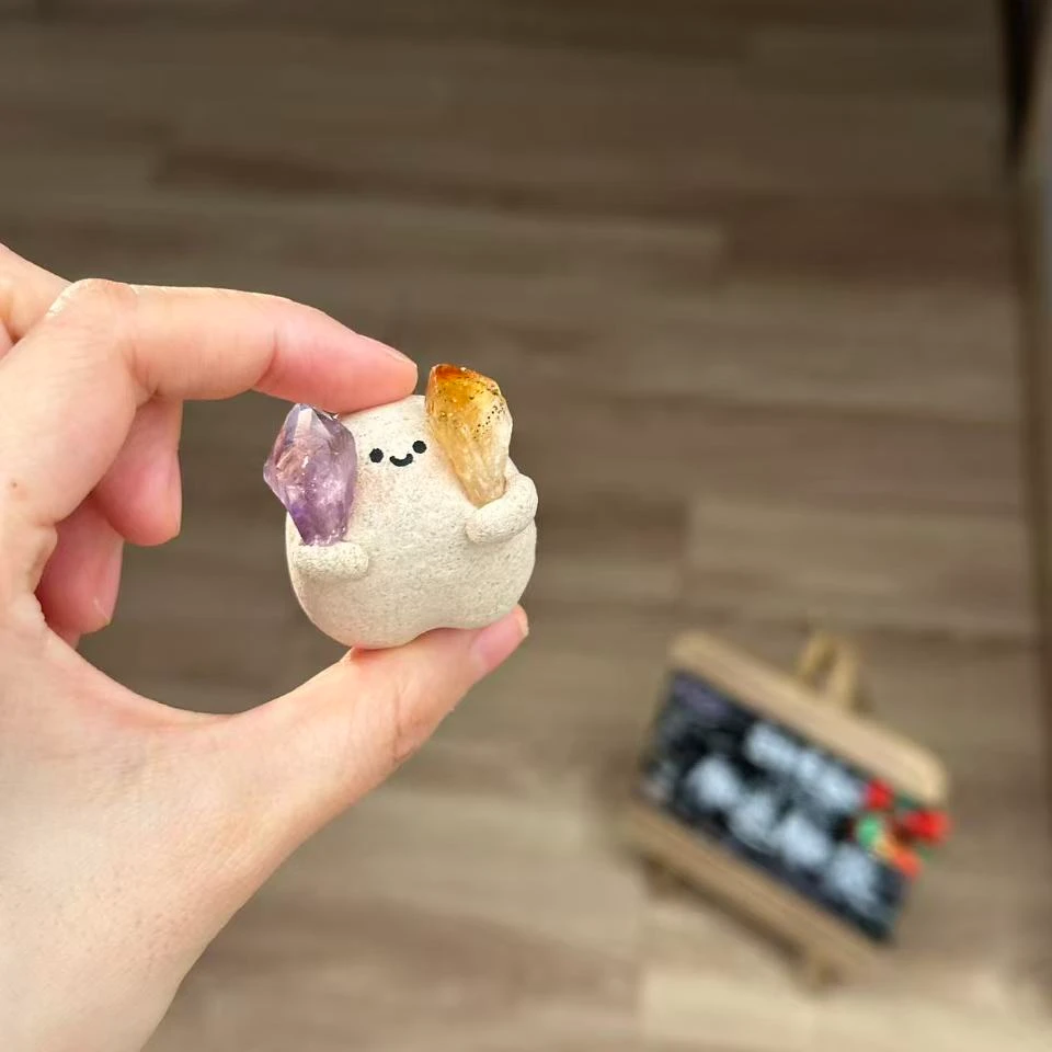 水晶小豆丁可爱双拼小幽灵